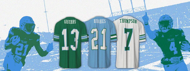 Tulane Jersey Football